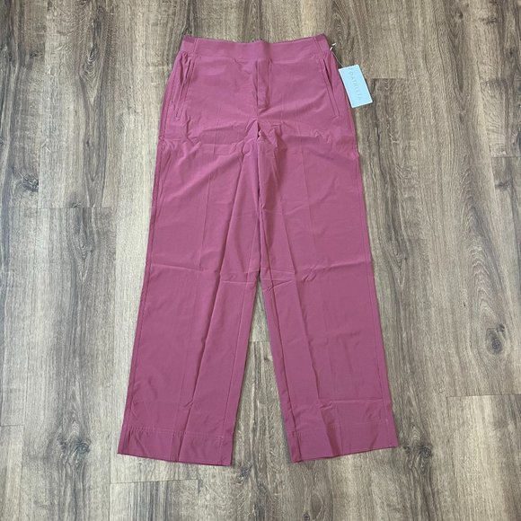 NEW Athleta Brooklyn Heights New Wide Leg Berry Pant Sz 8 - Picture 2 of 12